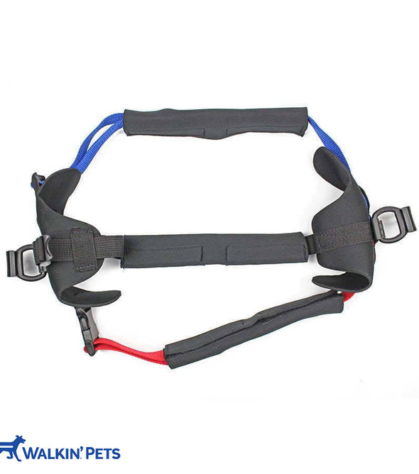 Wheelchair Front Harness w/ comfort sleeves for Walkin' Pets Walkin Wheels