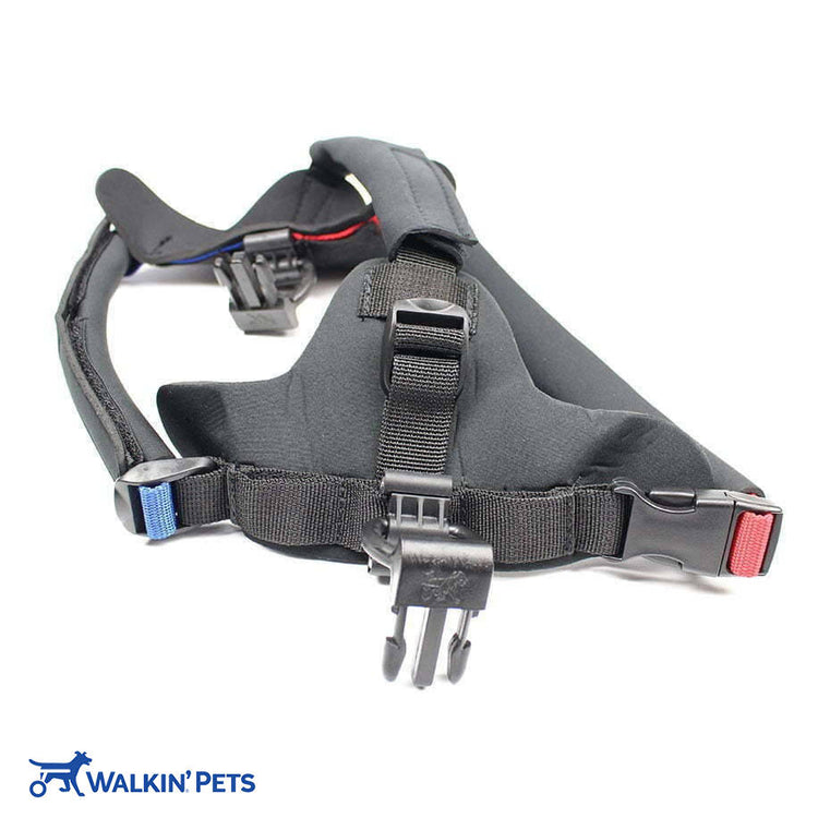 Wheelchair Front Harness w/ comfort sleeves for Walkin' Pets Walkin Wheels